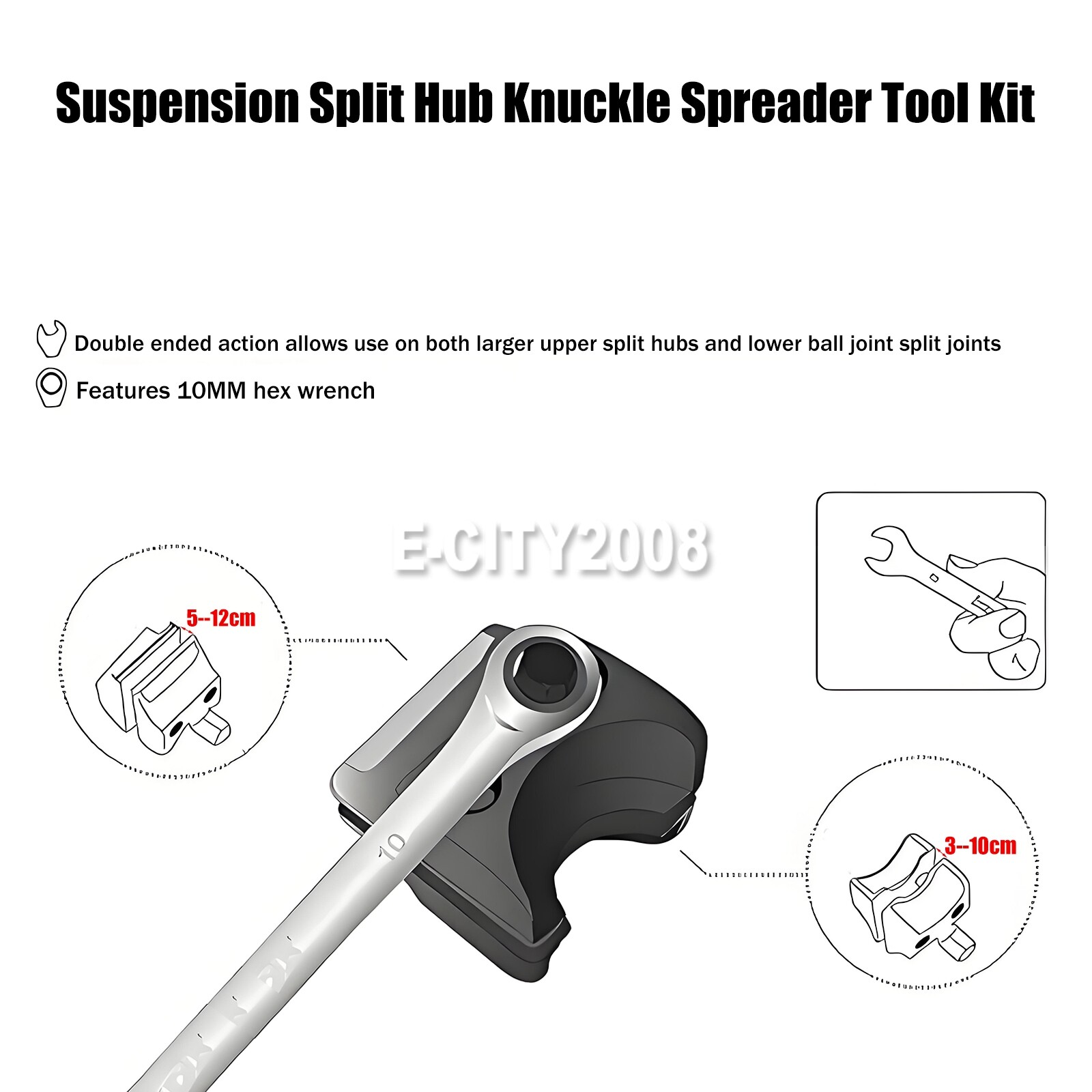 Suspension Strut Hub Knuckle Spreader Tool For Ford Peugeot VW BMW Audi Citroen