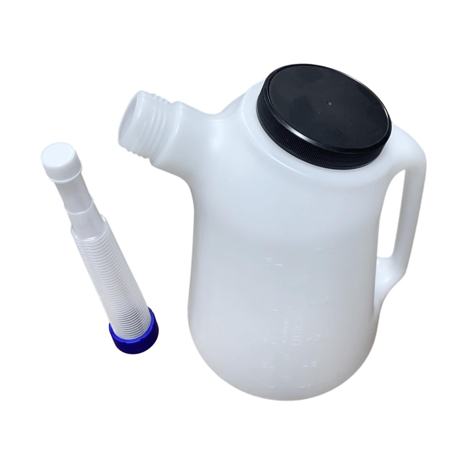 5L Oil Measuring Container Motor Jug with Cap Automotive Oil Dispenser