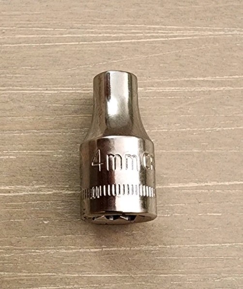 Craftsman 4mm Socket 6 Point 1/4″ Drive S-AC 43505