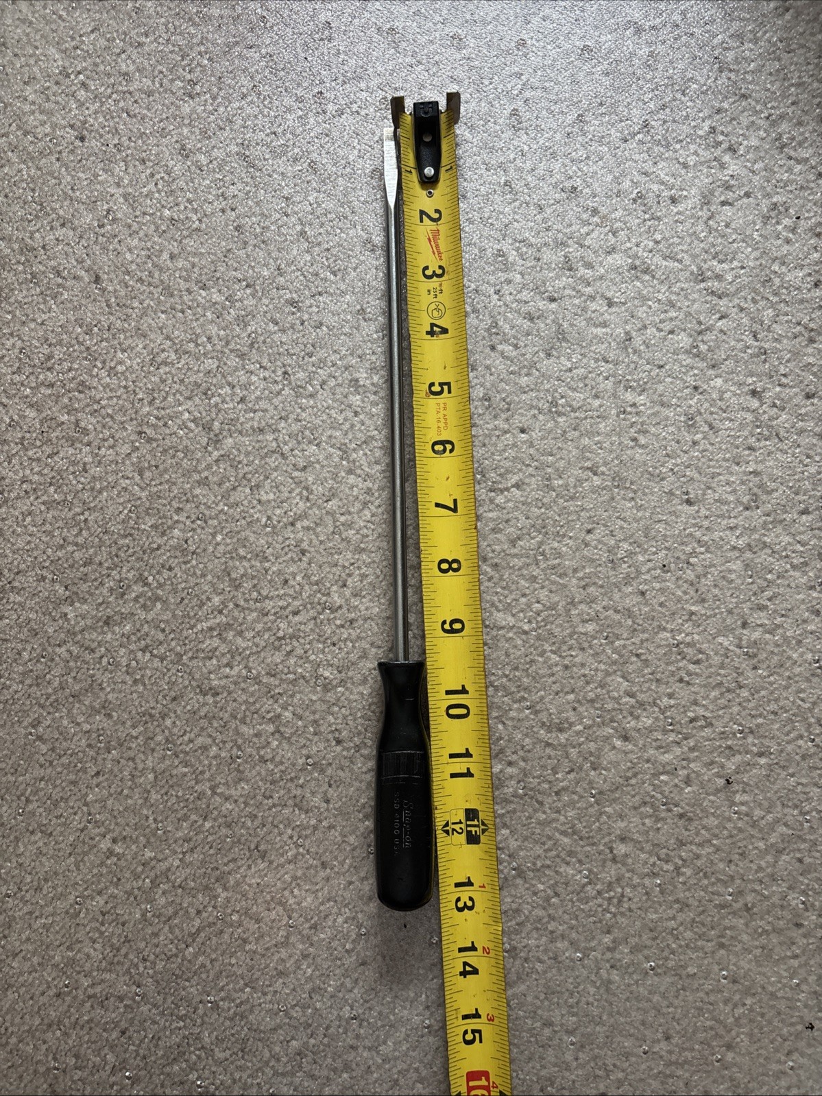 SNAP ON SSD4100, FLAT/SLOTTED, SCREWDRIVER, 13.5″ LONG 🇺🇸