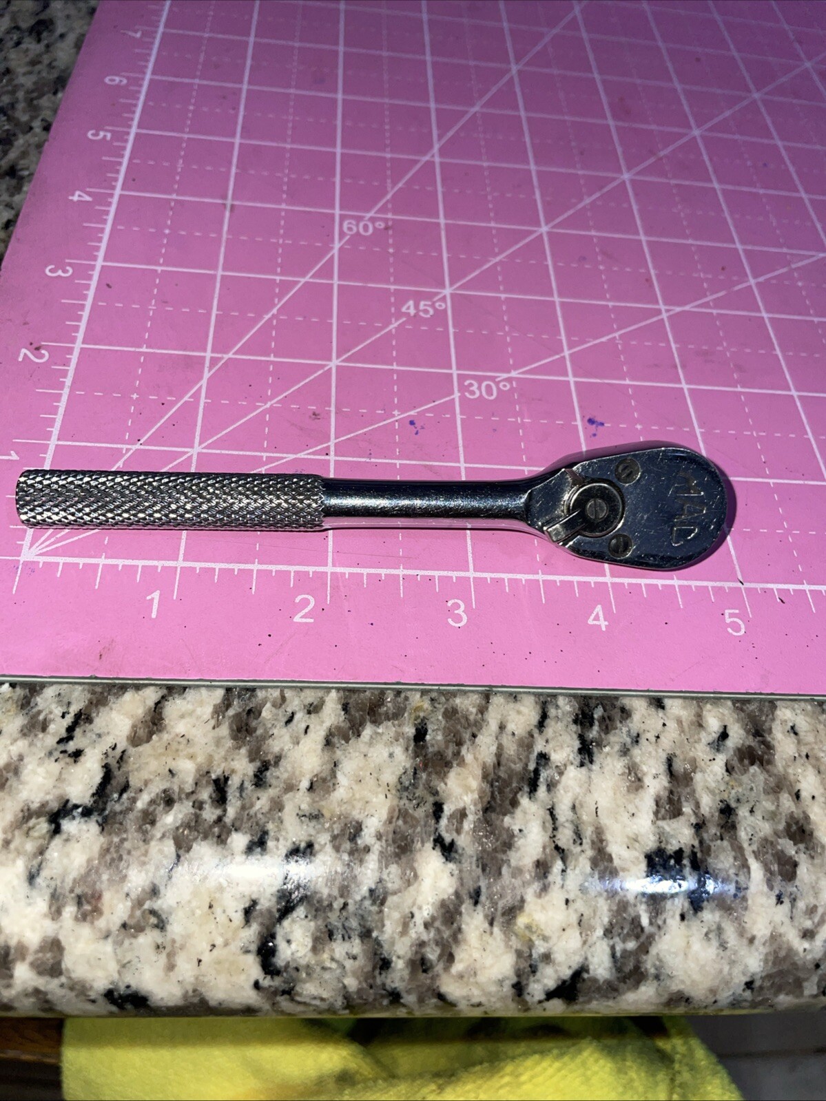 MAC tools 1/4″ Drive Knurled Handel Ratchet USA MR5 Nice!