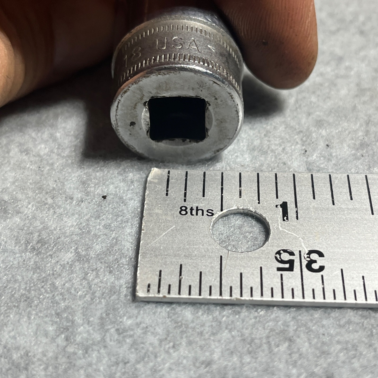 Snap-on Tools 3/8″ Drive 18mm Deep Socket SFSM18 USA 6-Point
