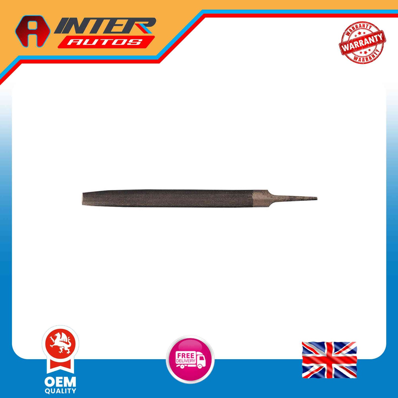 Draper Bastard Cut Half Round File, 6 x 300mm 60220