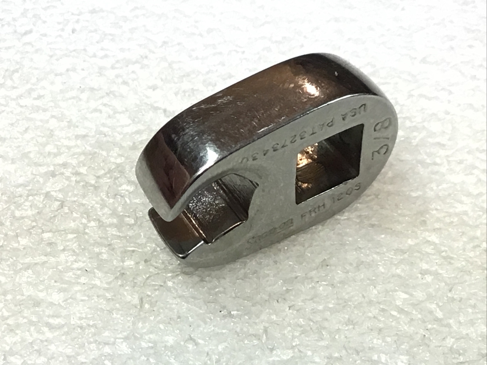 Snap On#FRH120S – 3/8”, SAE, 3/8″Dr., 6Pt., Flank Drive, Flare Nut Crowfoot-USA