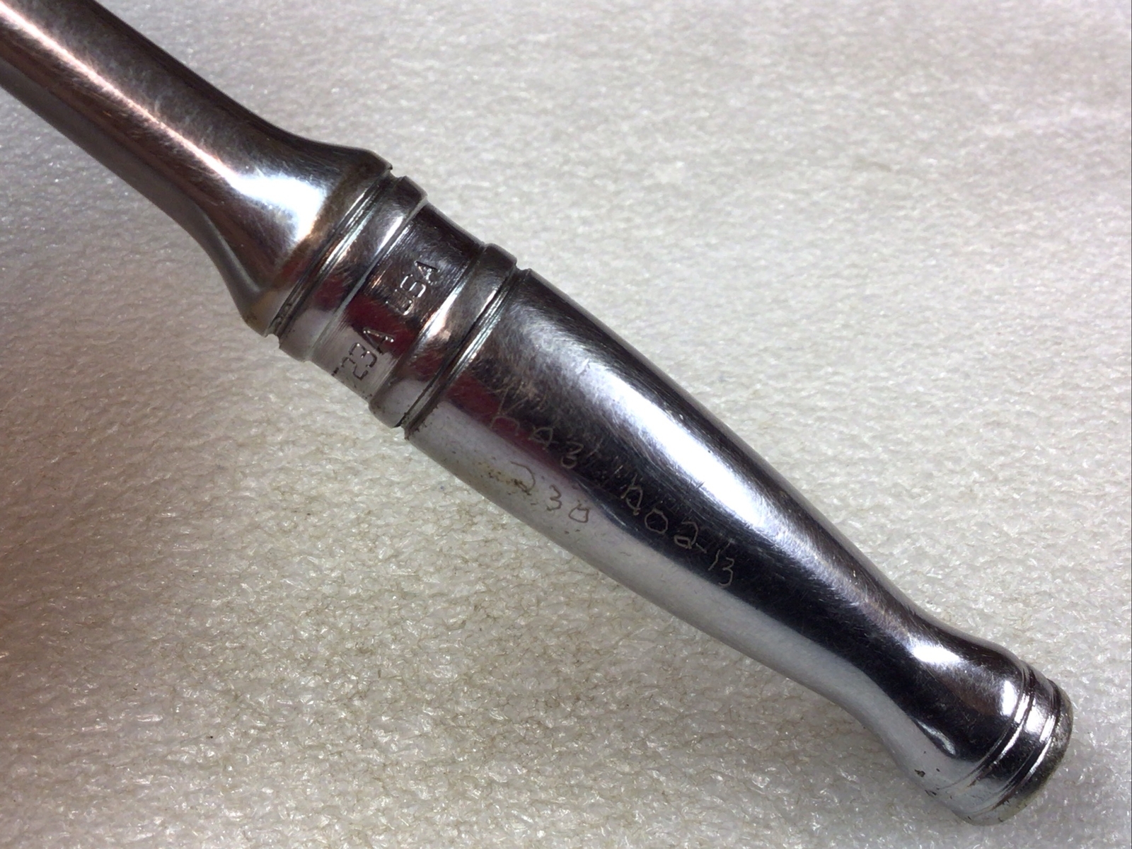 SNAP-ON-#F723A – Chrome, 3/8″ DR., 7-3/8″ LONG, QUICK RELEASE, RATCHET-USA-