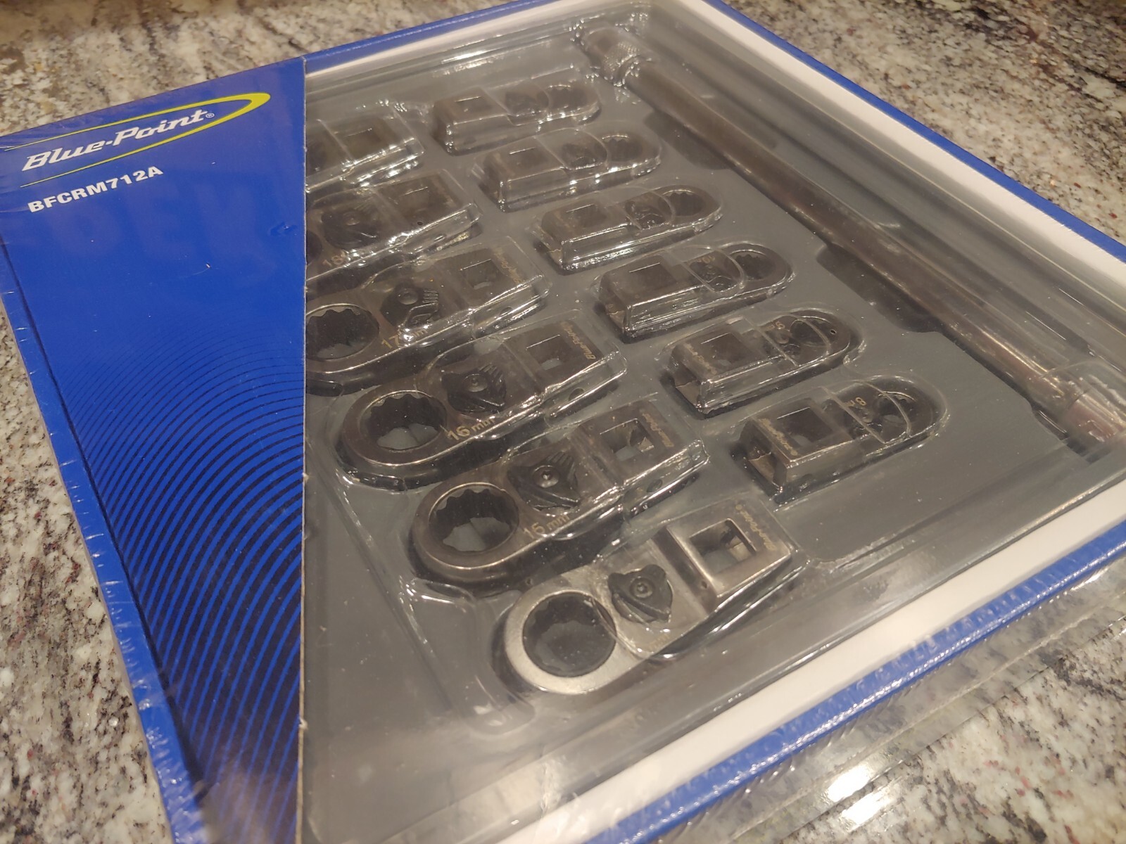 Blue Point By Snap-on Tools 13pc 3/8 12pt MM Ratcheting Crowfoot Set – SEALED