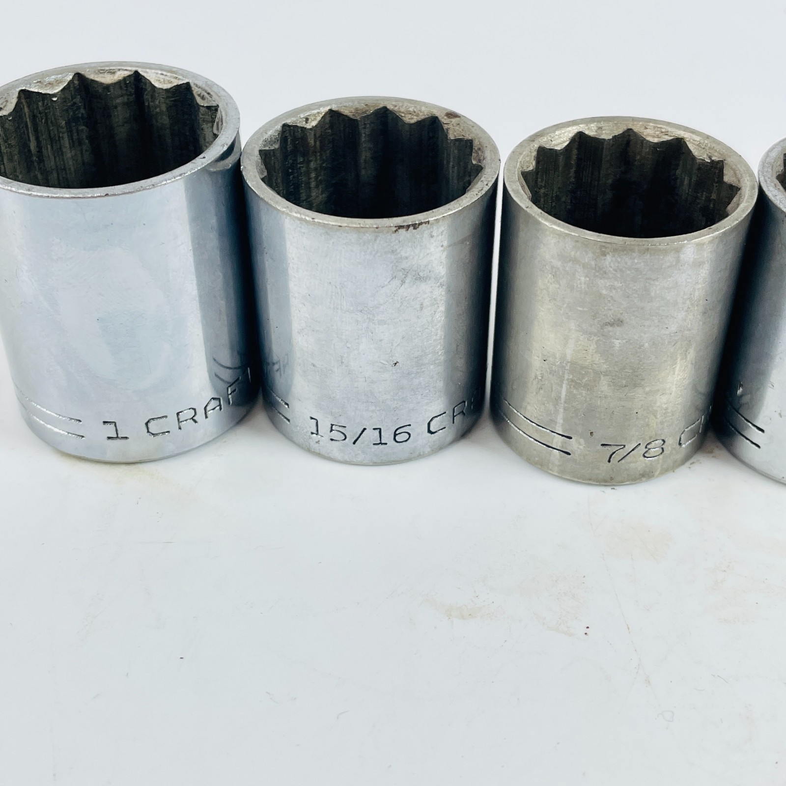 VTG Craftsman V Series 1/2″ Drive Socket Set 10Pc SAE 12 Pt 1/2″ to 1″ w Ratchet