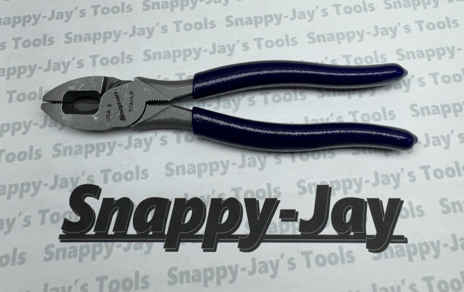 Snap-on Tools USA NEW 7″ DARK PURPLE Lineman’s Pliers 57AHLP