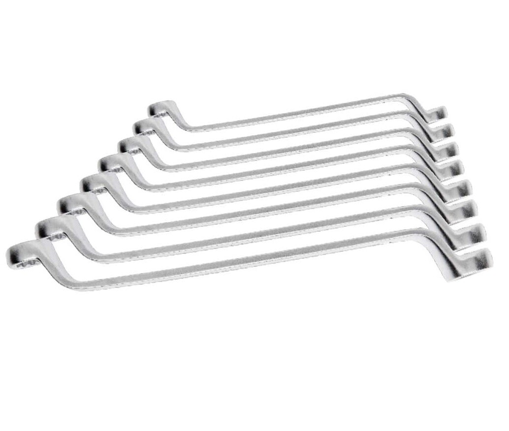 Bi-hexagonal Ring Spanner 8 pcs Set 6 – 22 mm Germany Quality HT1W598 of Hogert