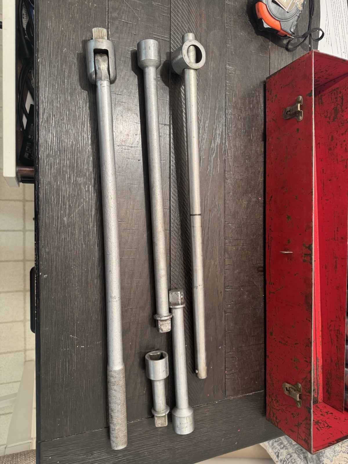 Mac 22pc 3/4″ Drive Socket 15/16″ 2″ 12Pt Service Set Metal Tool Box 3/4inch Dr