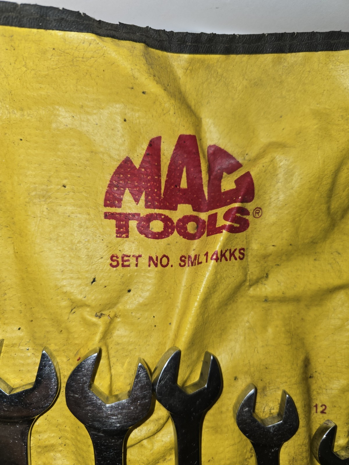 Mac Tools SML14KKS Metric Combination Wrench Set 14 piece 6mm 19mm 19mm missing