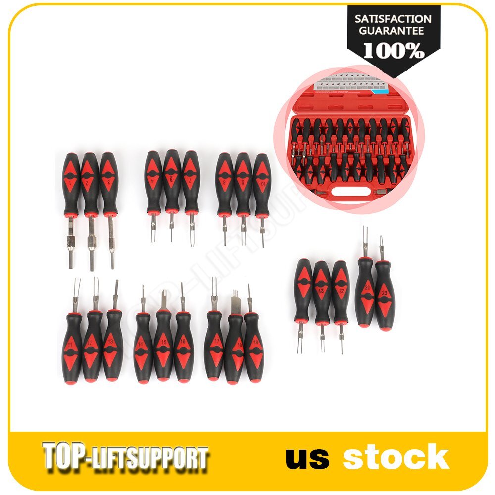 23PCs Pro Auto Wire Terminal Connector Release Removal Tool Kit Set W/ Case