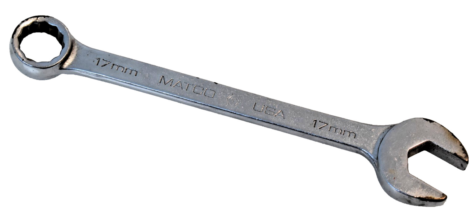 Matco Tools WM17C2 17mm Metric Combination Wrench 12 Point Chrome finish USA