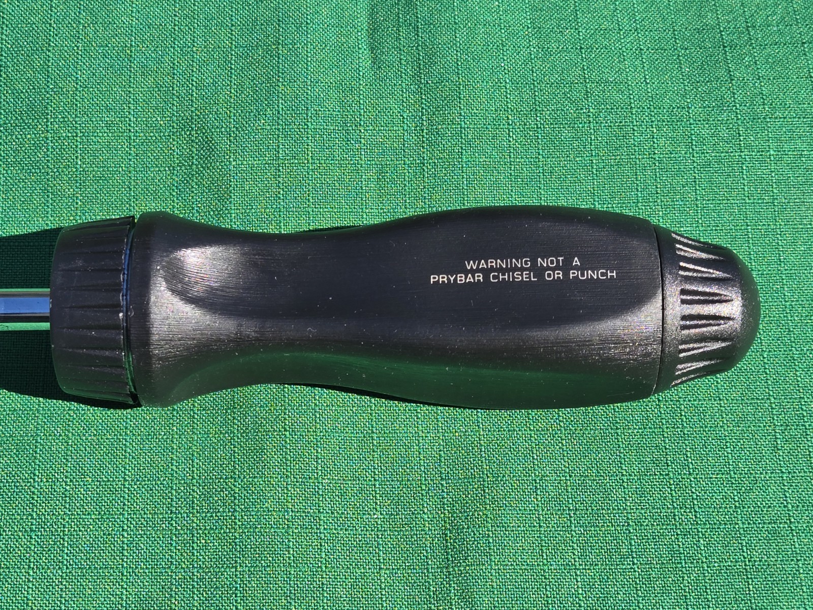 NIB Snap-on Tools USA TMR4 1/4″ Drive Ratcheting Spinner Black Hard Handle 9”