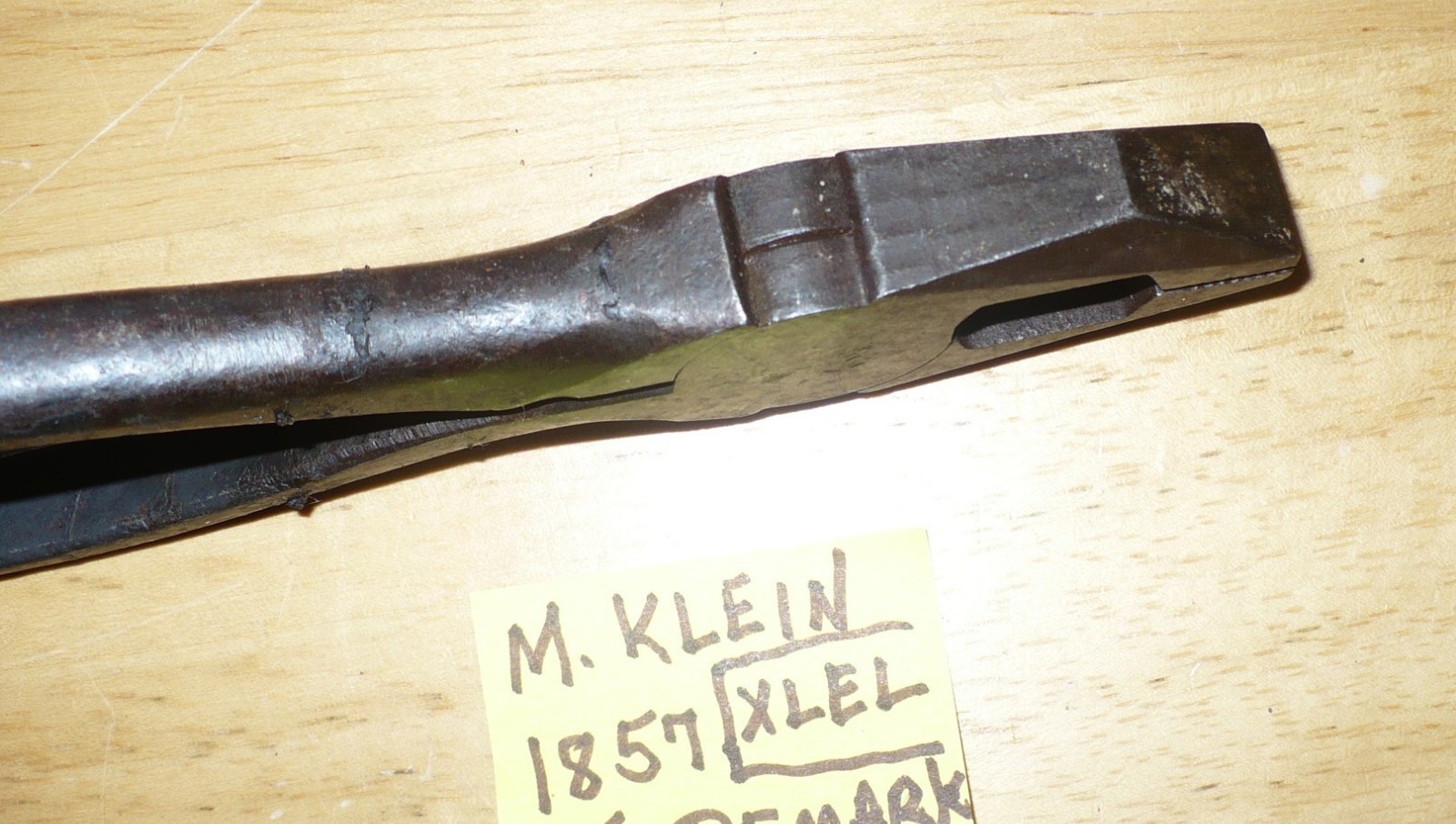 Vintage M. Klein Lineman Pliers 1857 Trademark Reg Chicago USA X L EL 1943 ?