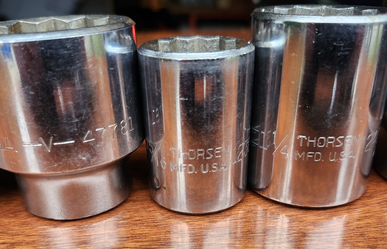 3/4” Drive Socket Lot 8 CRAFTSMAN THORSEN PROTO 2″ to 15/16″ USA Pre-Owned