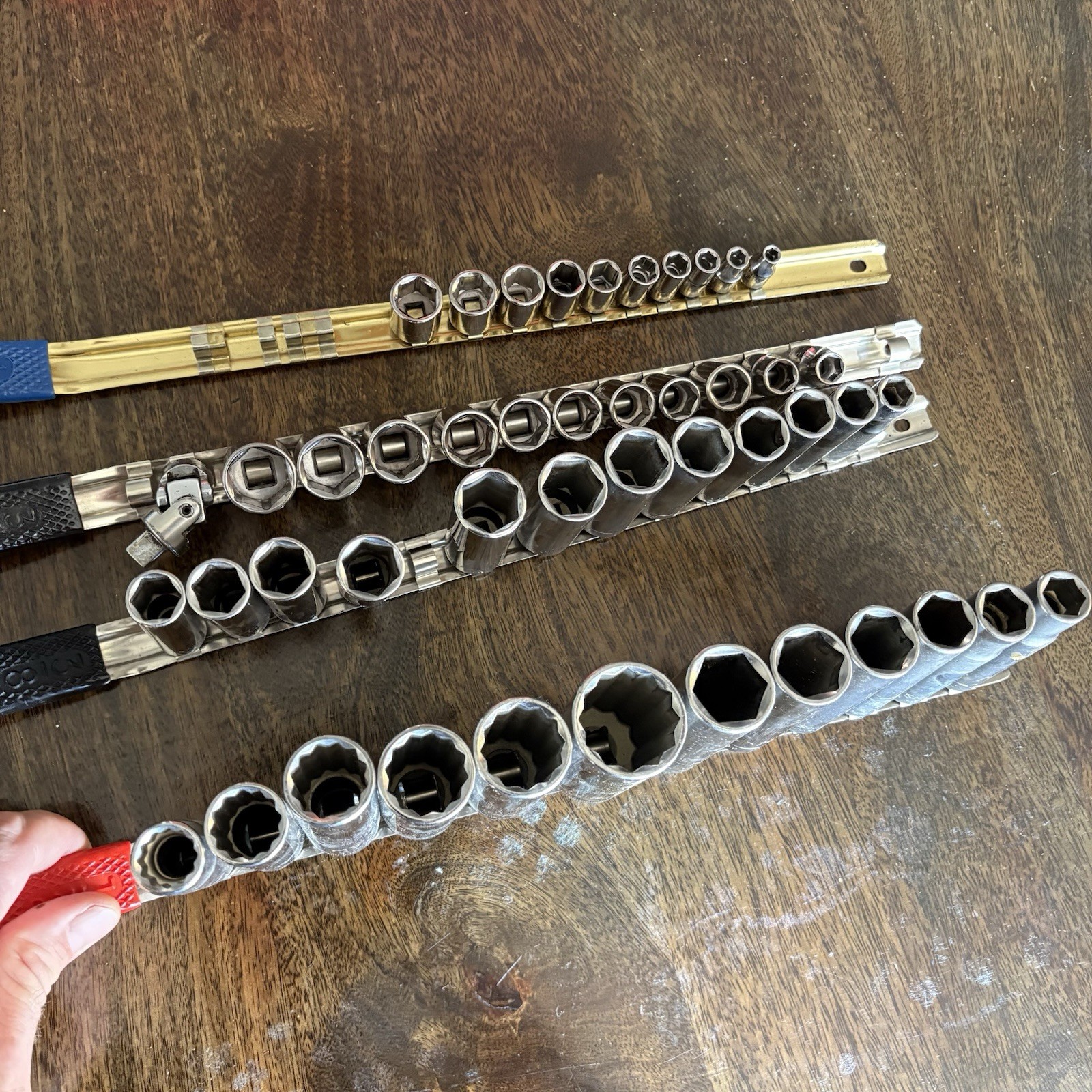 Craftsman Socket Set Lot VTG USA 1/4 3/8 1/2 Double Standard Metric Deep