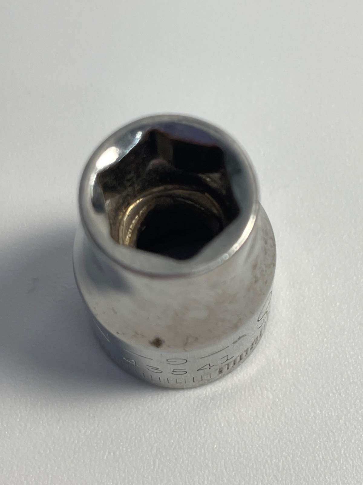 Vintage Craftsman 3/8″ Drive 9MM 6 Point Shallow Socket Inverted G 43541 USA
