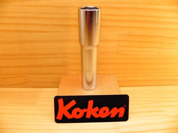Ko-ken 4300M-19 L110 1/2″ Drive 6-Point Metric 19mm Long Wheel Socket