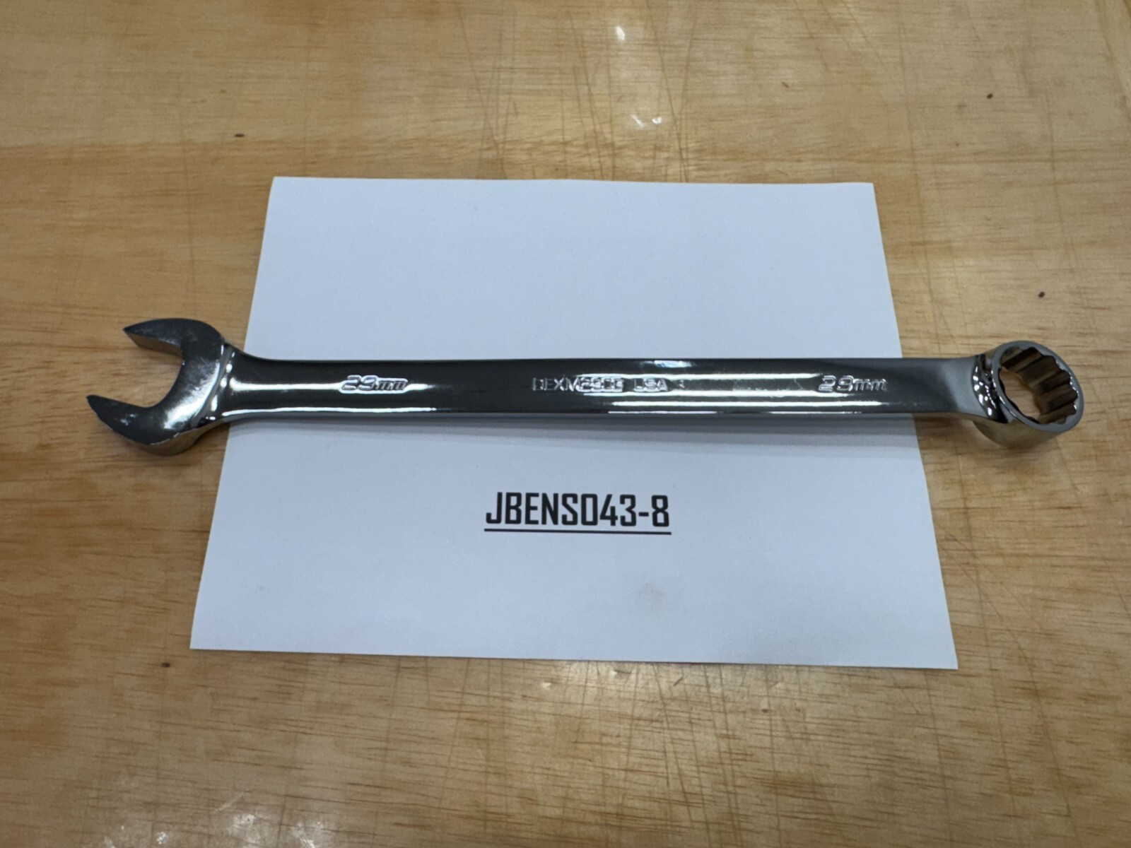 Snap-on Tools USA NEW 29mm Metric 12pt Standard Chrome Combo Wrench OEXM290B