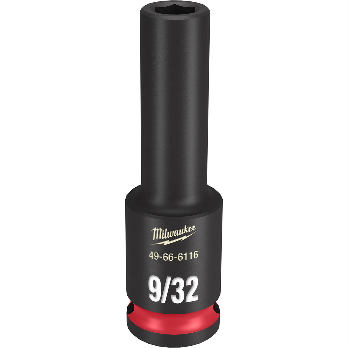 Milwaukee Tool SHOCKWAVE Impact Duty 3/8″ Drive 9/32″ Deep 6 Point Socket