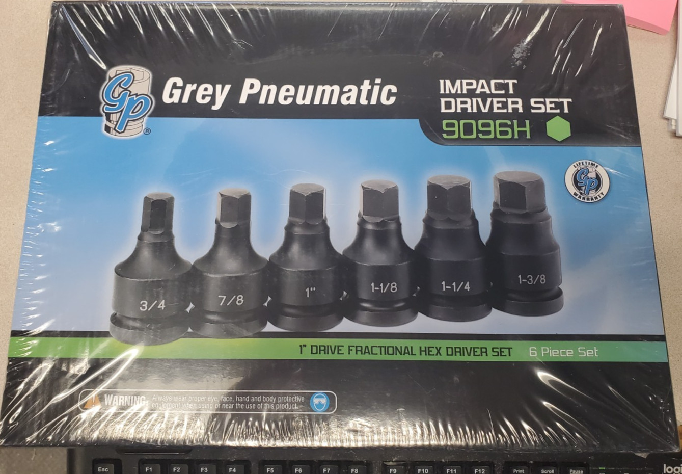 Grey Pneumatic 1″ Drive 6 Piece Hex Driver Set