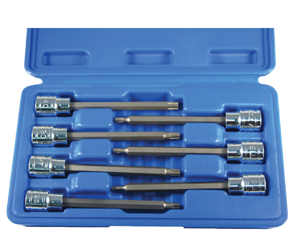 ATD 7pc XL Tamper Proof Torx star Bit Socket Set, Lifetime Warranty! #13776