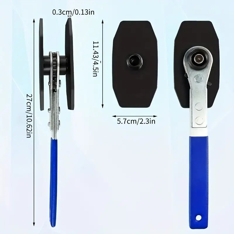 Car Ratchet Brake Piston Wrench Spreader Caliper Pad Install Tool Press Portable