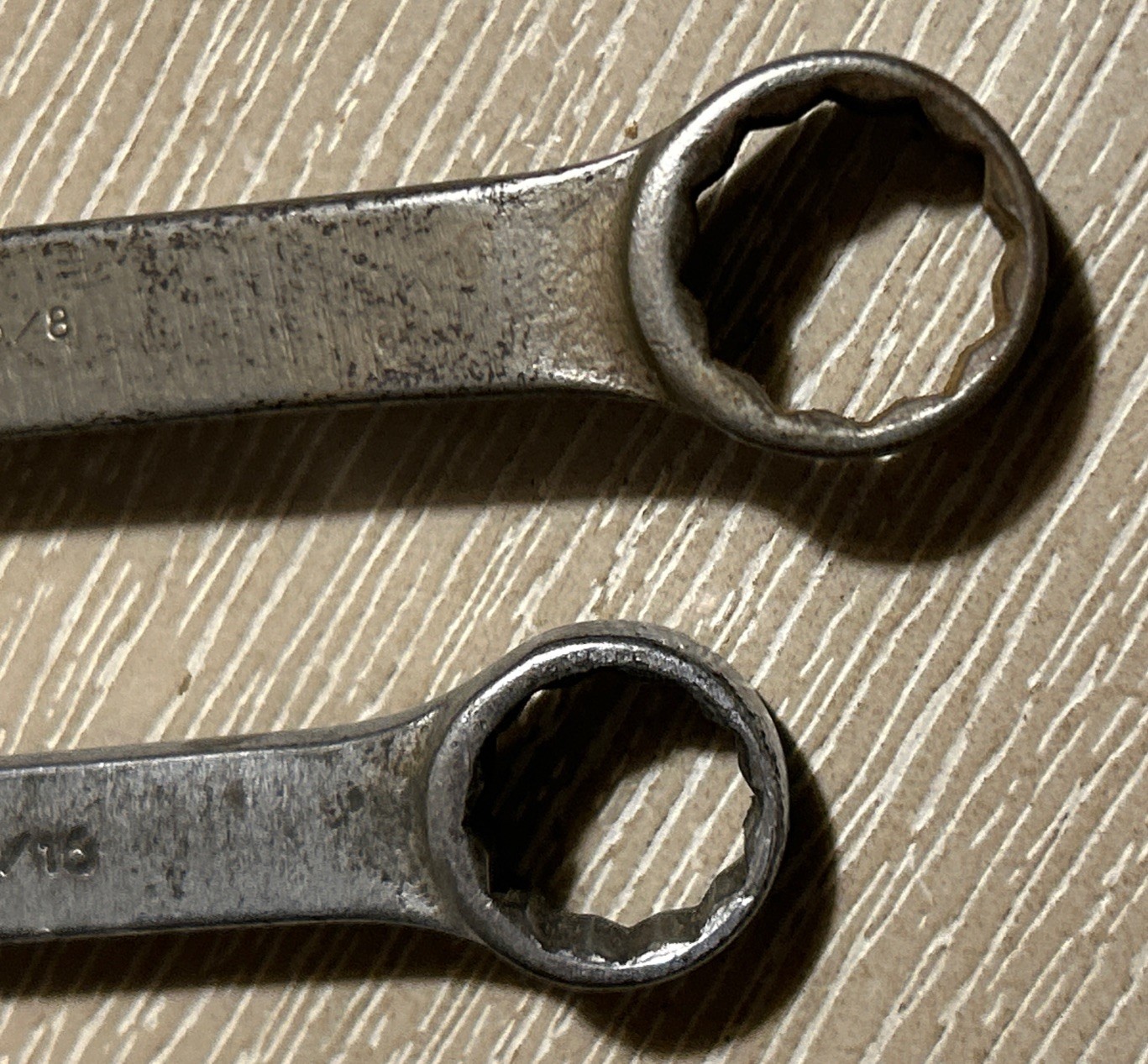 Vintage Plumb Plomb Plvmb 1218(9/16″) & 1220(5/8″) 12-Point Combo Wrenches -USA