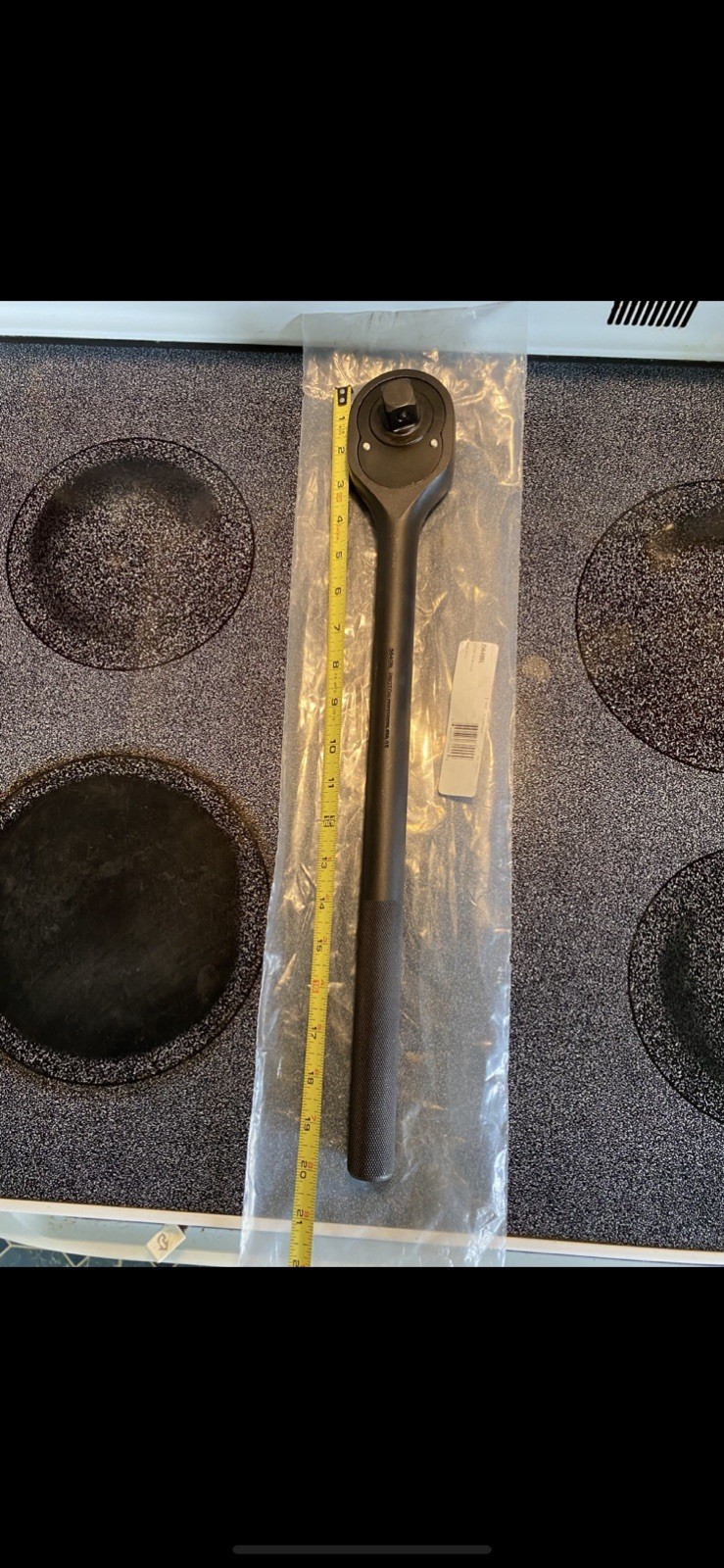 Stanley Proto 3/4″ Drive Classic Pear Head Ratchet 20″ Black Oxide J5649BL