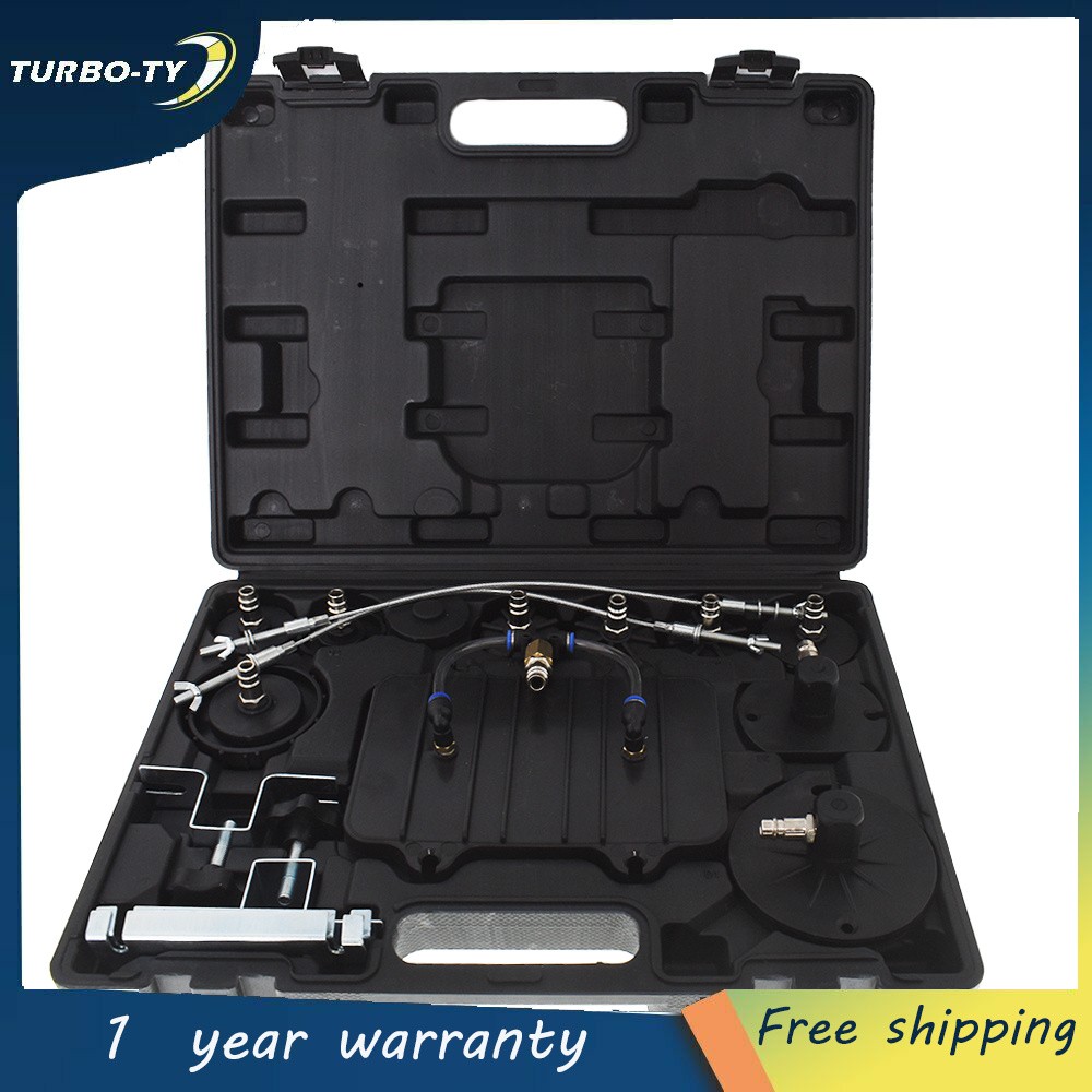 Portable Pneumatic Air Pressure Kit Brake and Clutch Bleeder Valve System Tools