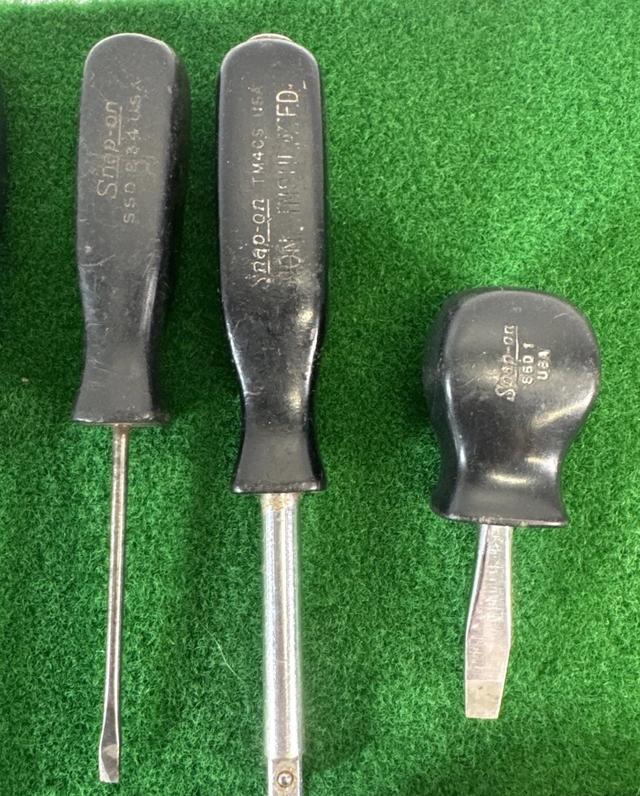 Snap-on USA Screwdriver Pick Lot 8 Pc SSD8 SSD6 SDDP31 TM4CS SSD1 SSD234