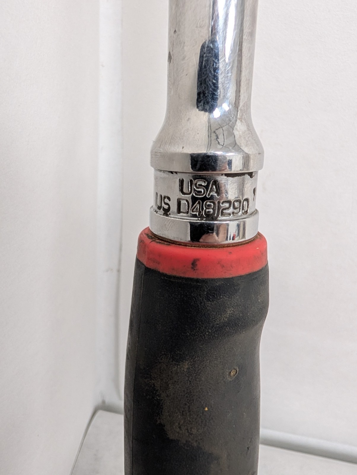 Snap-on FHLF80A 3/8″ Drive Long Flex Head Ratchet Red Soft Grip USA Dual 80