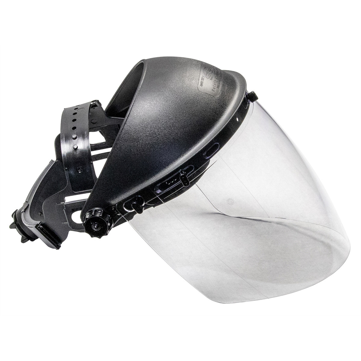 SAS Safety 5145 Impact-Resistant Deluxe Clear Faceshield w/ Adj Headpiece