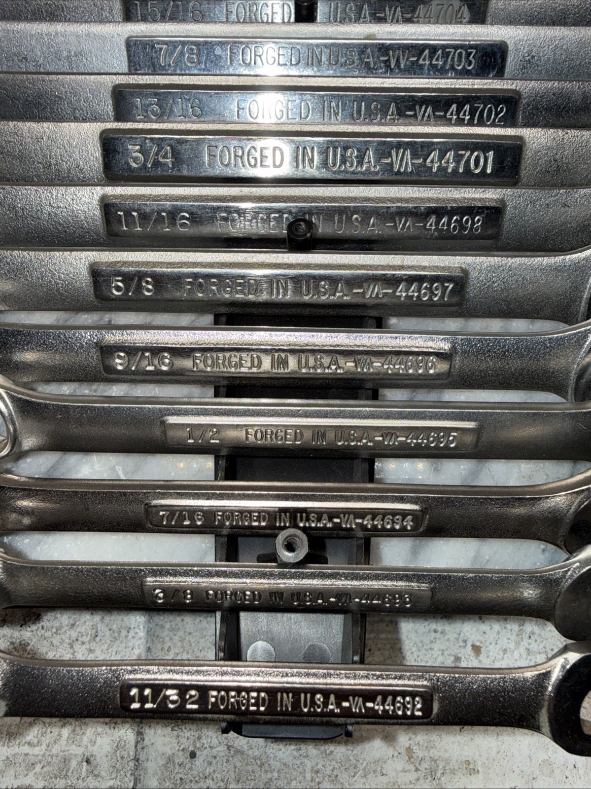 Craftsman , 14 pieces combination wrenches SAE 12 point, Made in the USA