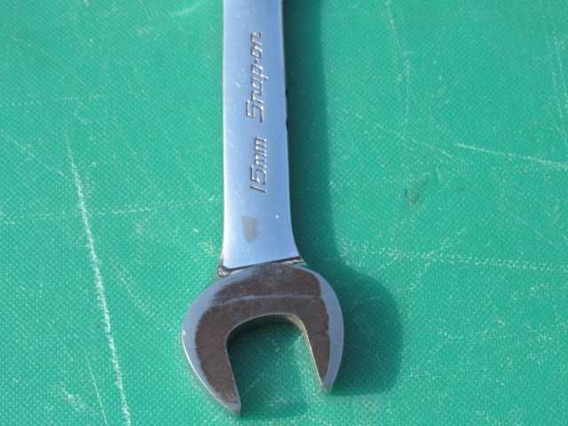 SNAP ON 15MM OXIM15B SHORT / MIDGET 12 POINT OPEN / BOX END METRIC WRENCH OXIM15