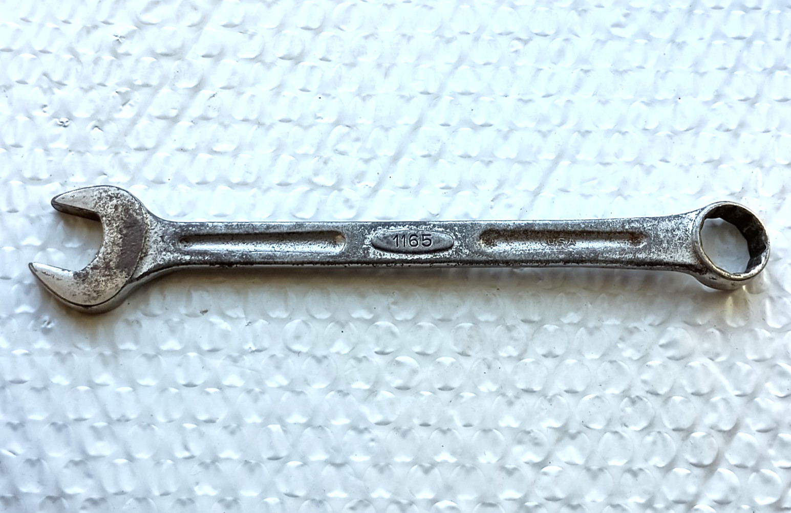 BONNEY TOOLS USA 1165, 11/16″ COMBINATION WRENCH, 8.2″ LONG, 12 POINT.