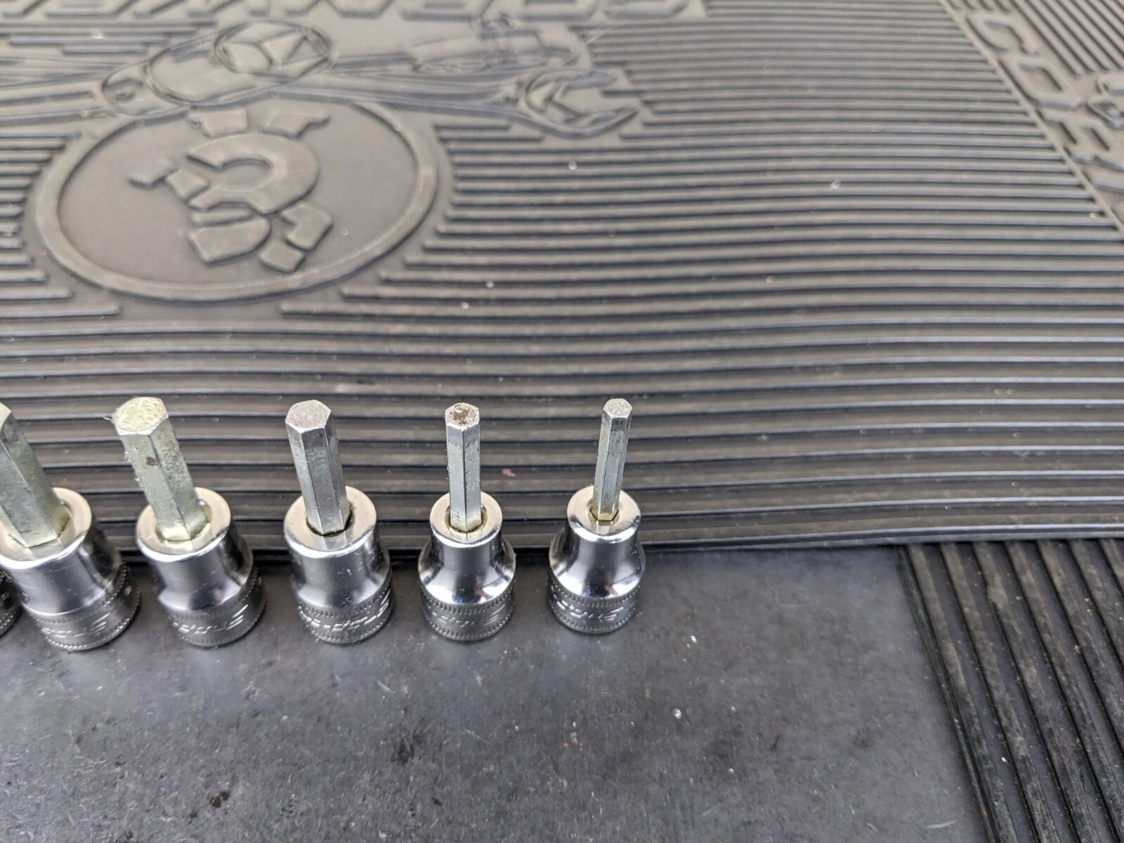 #be215 Snap-On 11pc Metric Hex Allen Socket Set 3/8″ Drive 4mm to 14mm 211EFAMY