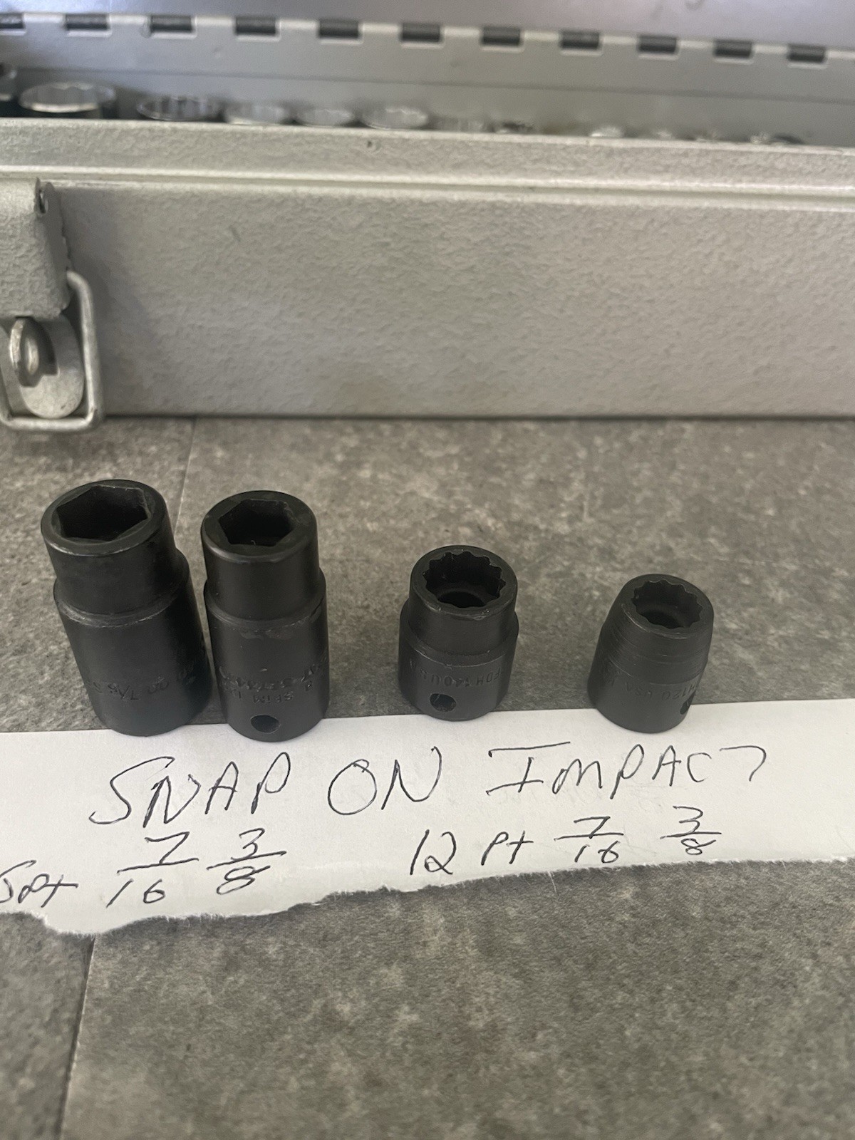 BlackHawk, Proto, Armstrong SAE & Metric Sockets 37 Pc. + Box Nice Tools