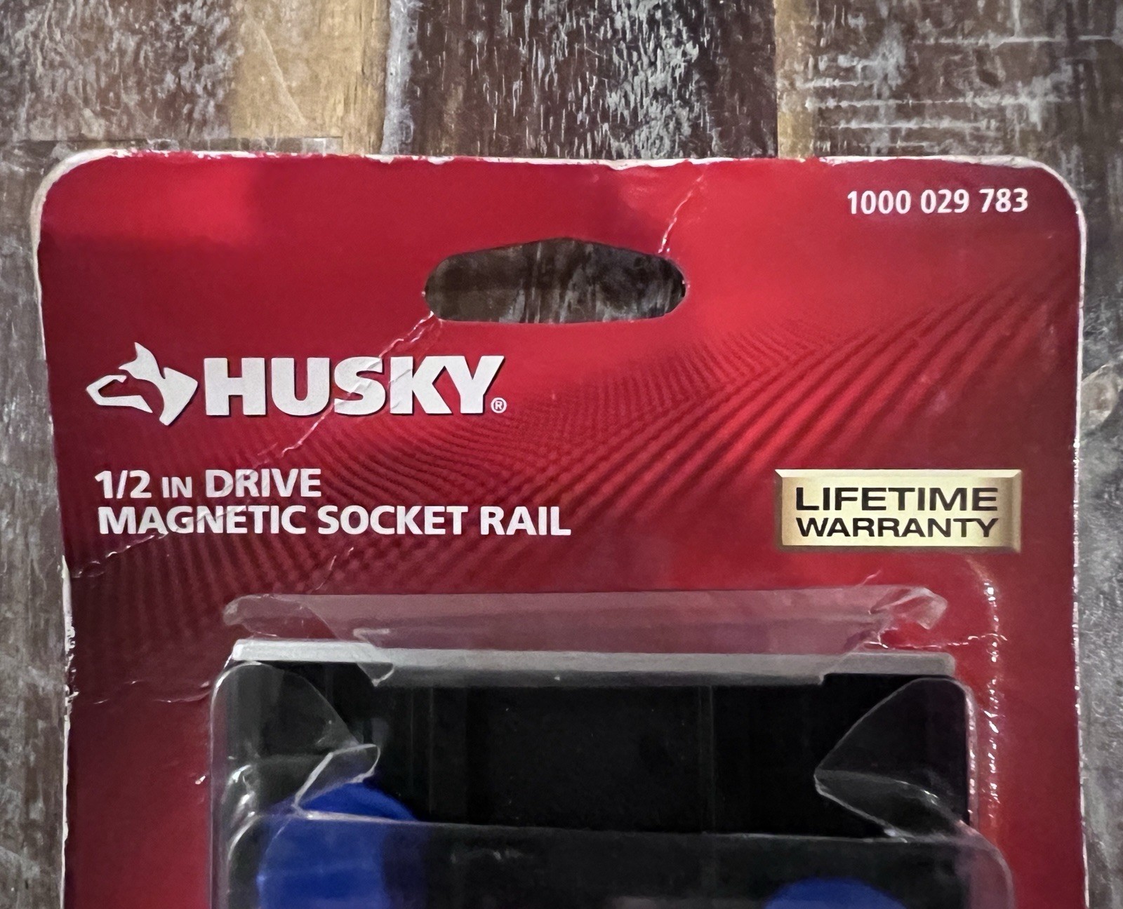 Husky H2DMRAILMP 1/2 in. Drive Magnetic Socket Rail Organizer Holder New