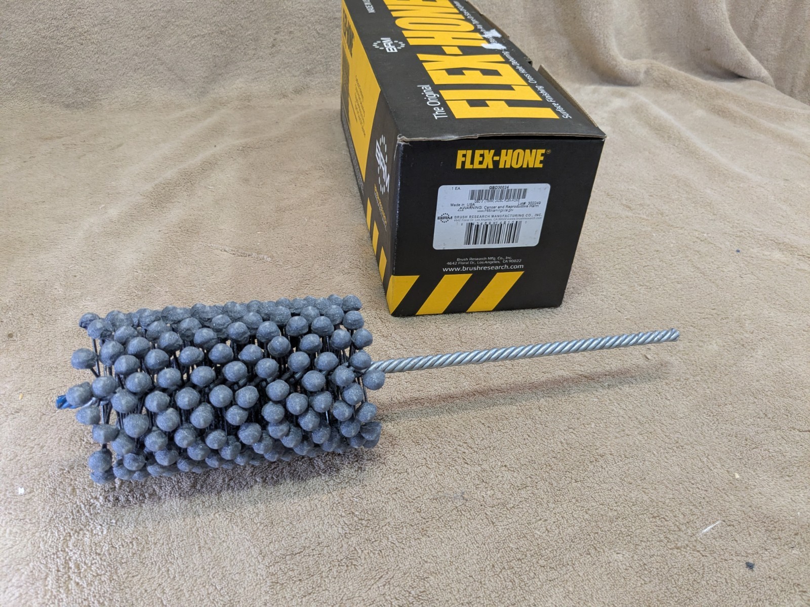 Flex-Hone 3″ (76MM) Engine Cylinder Commercial Ball Hone 240 grit BRM GBD30024