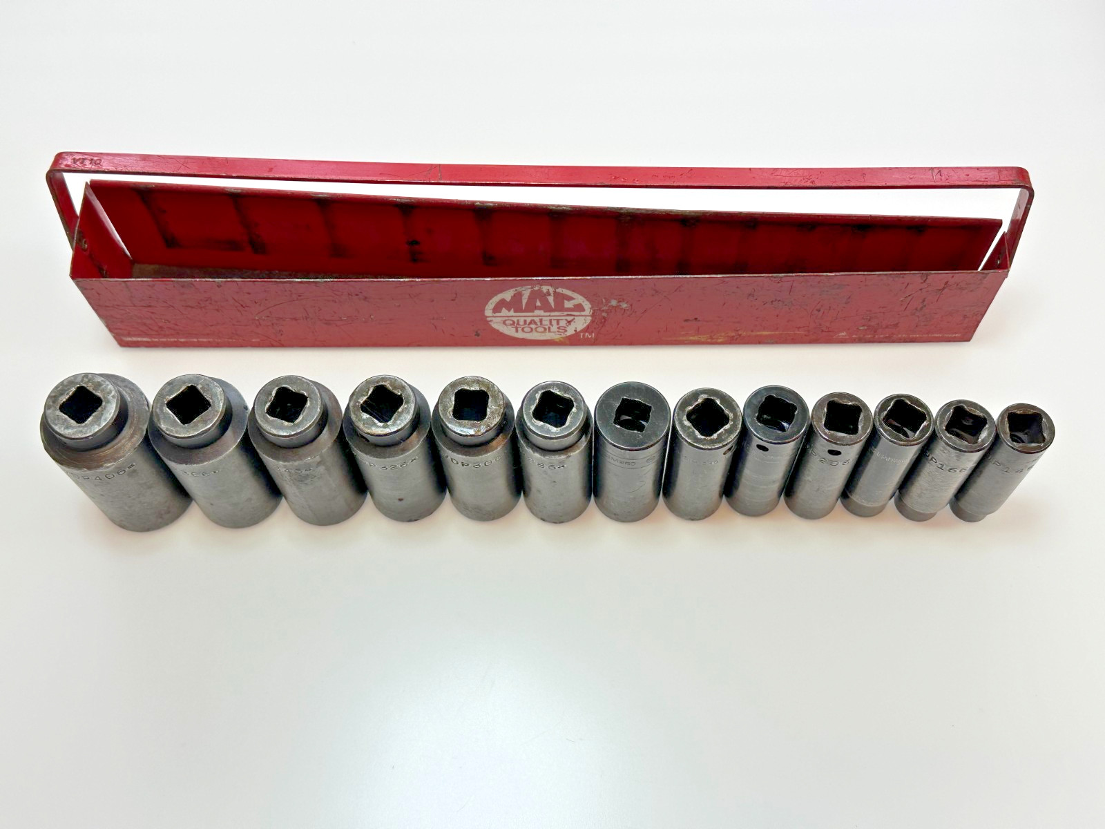 🇺🇸MAC Tools / Snap-On 13pc 7/16 to 1-1/4” SAE Deep Impact Socket Set, 1/2” Dr.