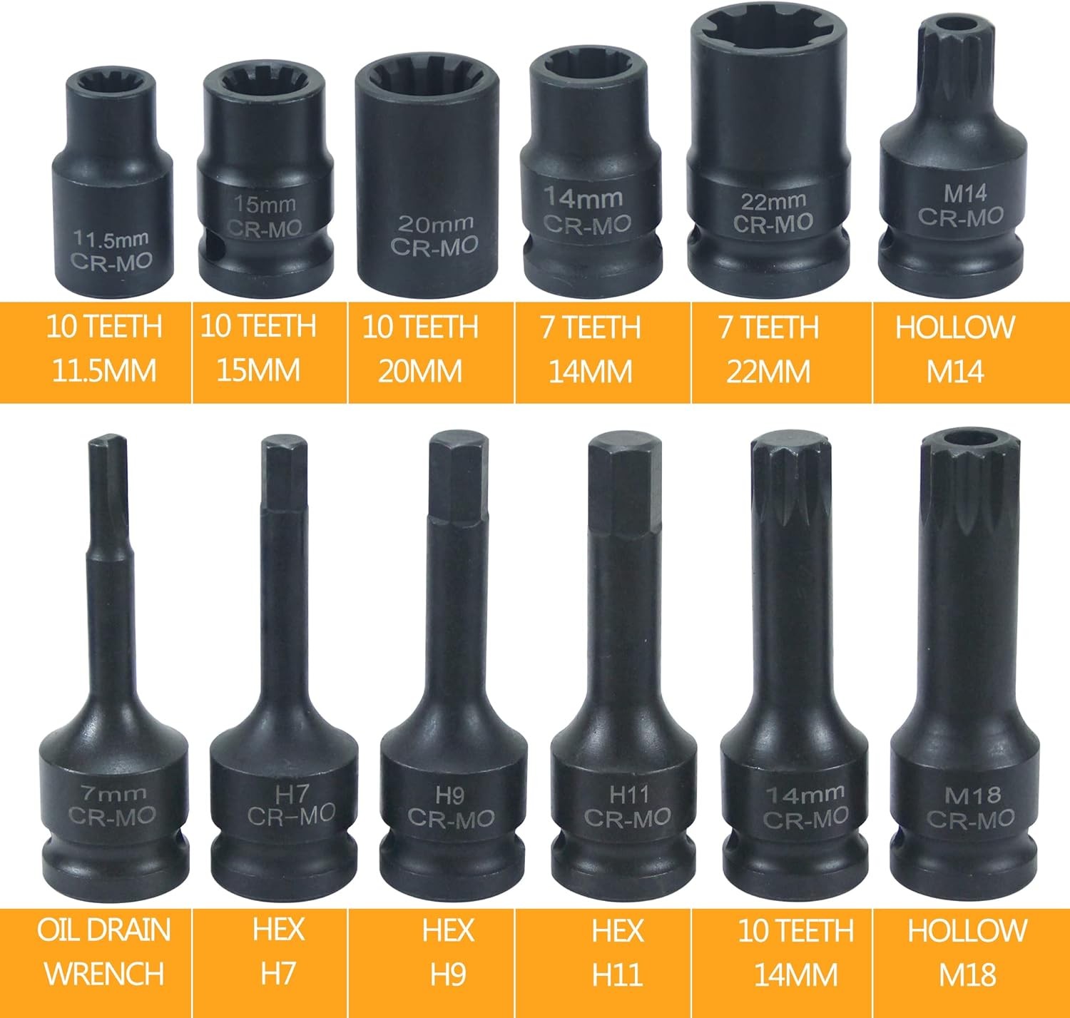 Brake Caliper Socket Tool Wrench & Bits Set for Audi/VW/Porsche/Benz/Ford/BMW