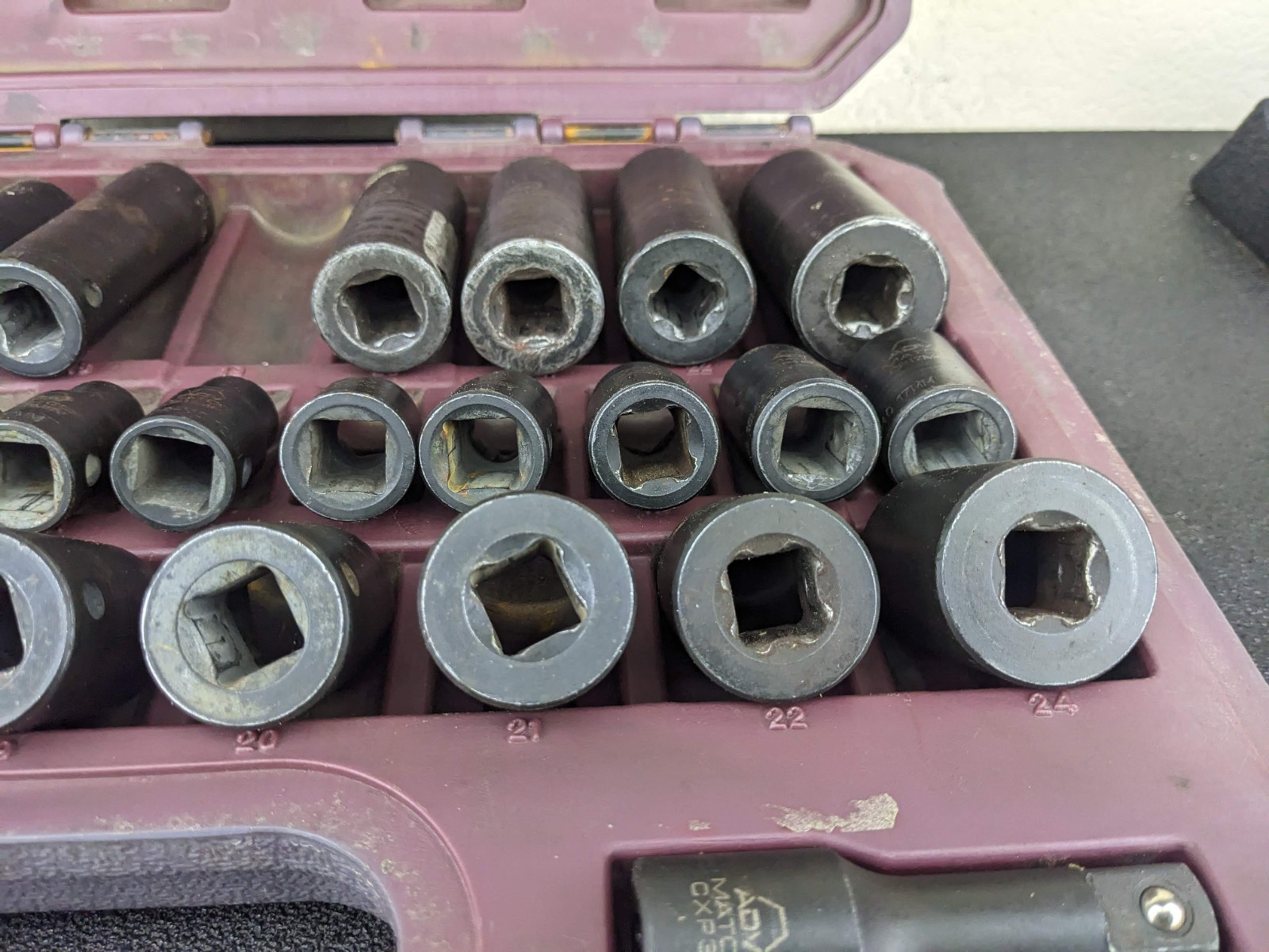 #bo053 MATCO SCPM306V 1/2″ METRIC 6-PT ADV SHALLOW & DEEP IMPACT SOCKET SET