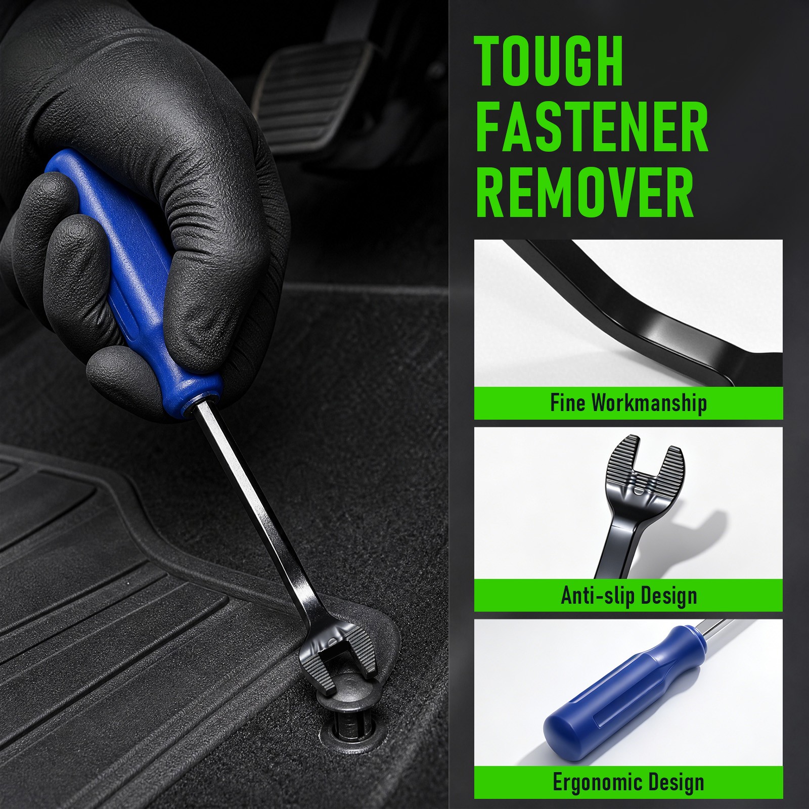 5pcs Car Door Trim Removal Tool Pry Panel Dash Radio Body Clip Installer Kit Set