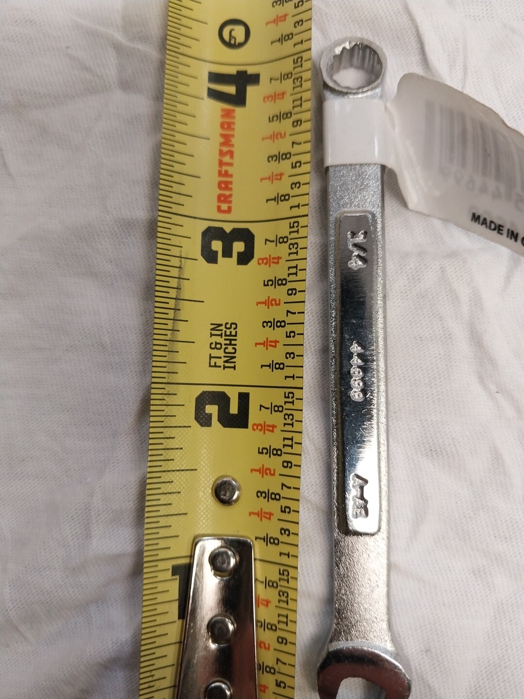 Craftsman 1/4 in. X 1/4 in. 12 Point SAE Combination Wrench 4 in. L 1 pc