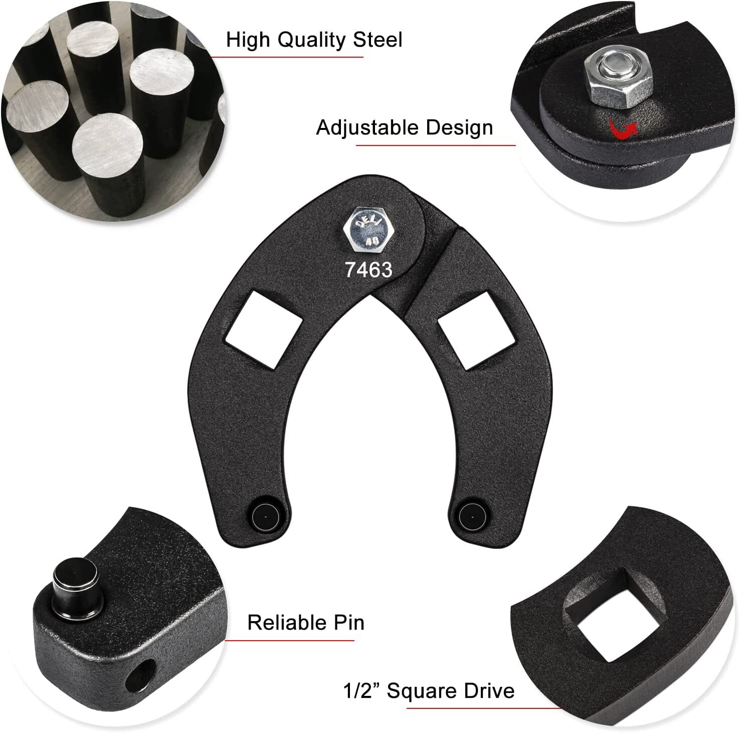 7463 Spanner Tool Set For Hydraulic Cylinders & 1266 Adjustable Gland Nut Wrench