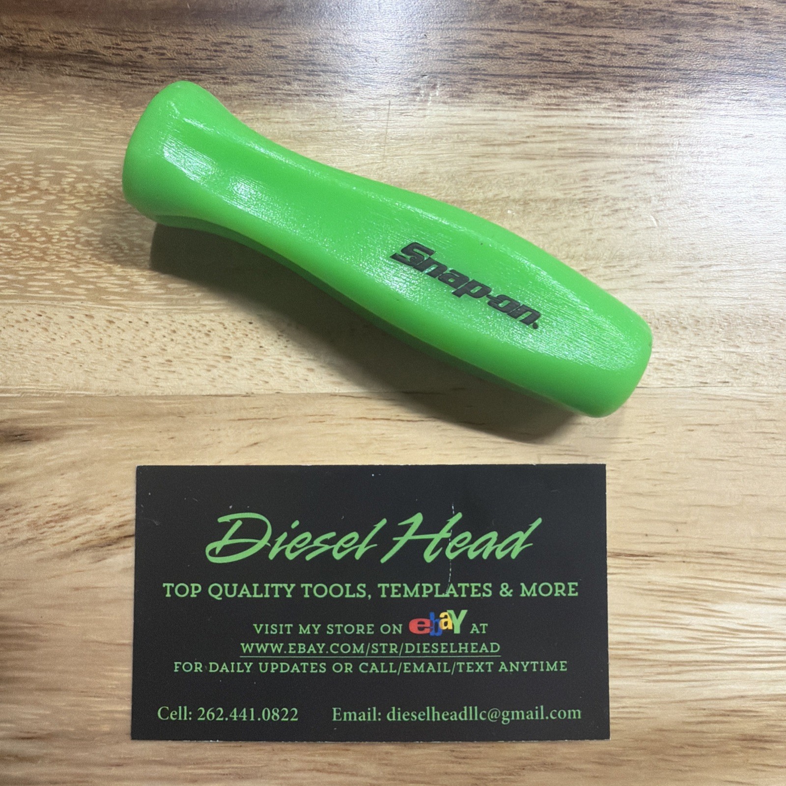 NEW Snap-on Tools GREEN 3/8″ Dr Replacement Hard Handle Ratchet Grip Free Ship