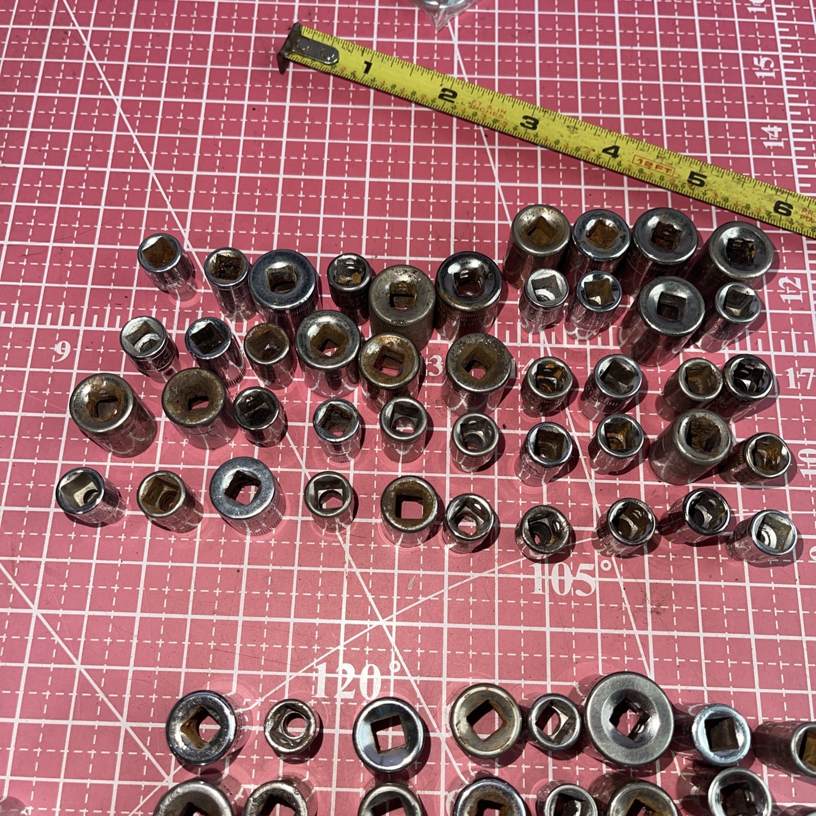 Sears Craftsman USA 150 Piece 1/4” Drive Metric SAE Socket Lot Deep 1/4 6 12 Pt