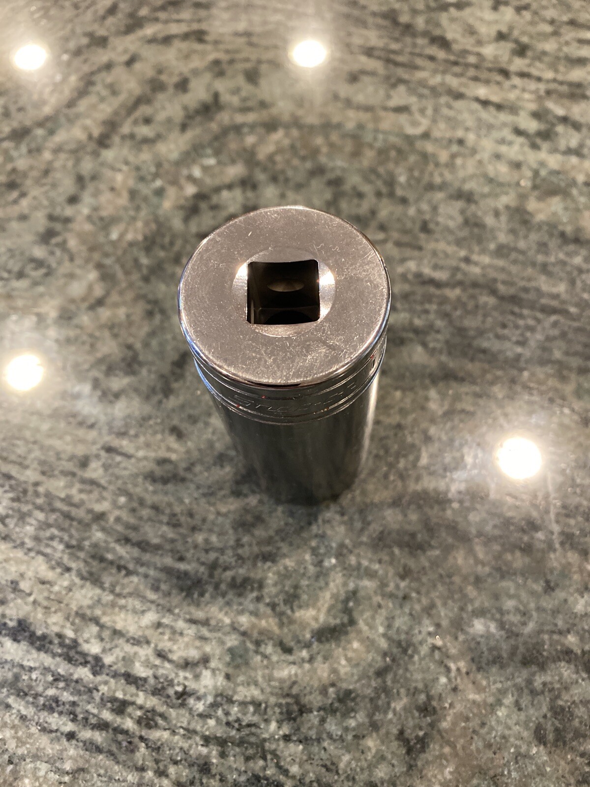 Snap-on ts381 1/2″ drive 1-3/16” sae deep 6 point chrome socket